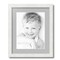 ArtToFrames 14x17" Matted Picture Frame with 10x13" Single Mat Photo Opening Framed in 1.25" White and 2" Mat (FWM-3966-14x17)